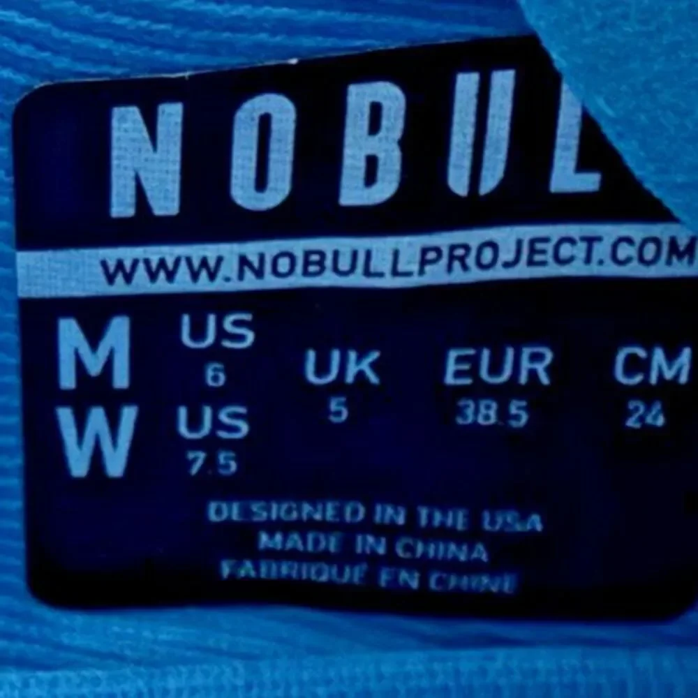 NOBULL SuperFabric Outwork Trainer Blue Marble 6 M 7.5 W CrossFit Sneakers Shoes